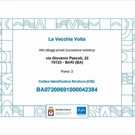 Apartament La Vecchia Volta Bari