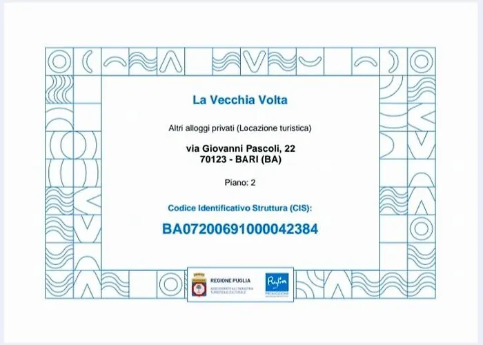 Daire La Vecchia Volta Bari